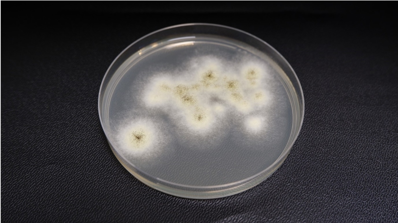 Figure 3b - Incubating plates - Aspergillus 4 days